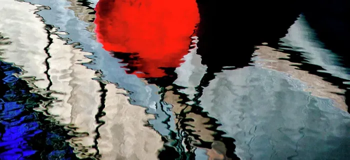 Framed Print : USA, Oregon, Charleston. Abstract reflection of buoys on commercial fishing boat Framed Print : USA, Oregon, Charleston. Abstract reflection of buoys on commercial fishing boat