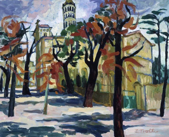 Framed Print : Uzes Provence, by Josephine Trotter (b.1940 / British) Framed Print : Uzes Provence, by Josephine Trotter (b.1940 / British)