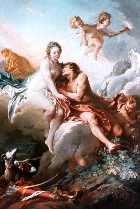 Framed Print : Venus and Mars, c1725-1770. Artist: Francois Boucher Framed Print : Venus and Mars, c1725-1770. Artist: Francois Boucher