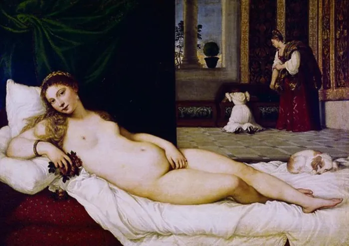 Framed Print : Venus of Urbino, by Titian, 1538, Circa 1485-1576, Italy, Florence, Galleria degli Uffizi Framed Print : Venus of Urbino, by Titian, 1538, Circa 1485-1576, Italy, Florence, Galleria degli Uffizi