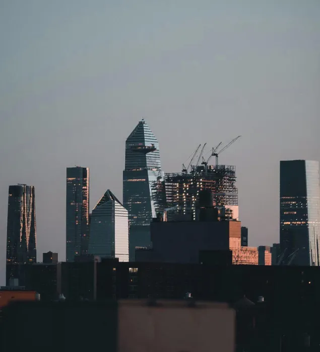 Framed Print : view of the city skyline New York beautiful cute construction Framed Print : view of the city skyline New York beautiful cute construction