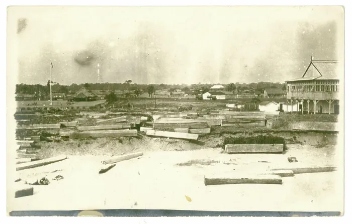 Framed Print : View of an industrial site, possibly Millers Ltd Framed Print : View of an industrial site, possibly Millers Ltd