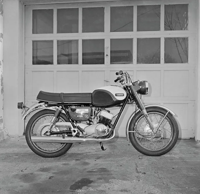 Framed Print : Side view of motorcycle Framed Print : Side view of motorcycle