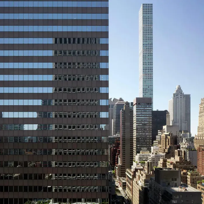 Framed Print : View of New York skyline. New York Cityscapes 2017, New York City, United States. Architect: various, 2017