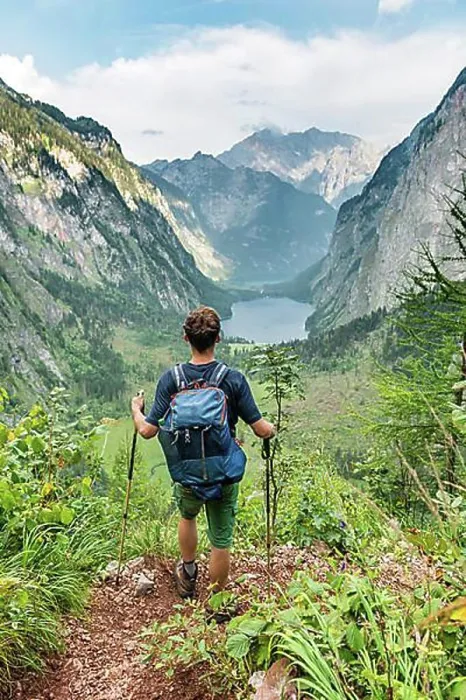 Framed Print : View of Obersee and Koenigssee Framed Print : View of Obersee and Koenigssee