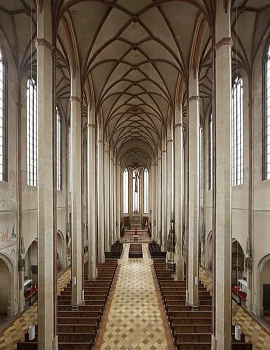 Framed Print : View from the organ loft to the east, St. Sankt, Saint Framed Print : View from the organ loft to the east, St. Sankt, Saint