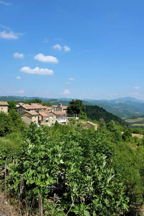 Framed Print : Village of Meschia. Municipality of Roccafluvione. Sibillini Mountains. Marches. Italy Framed Print : Village of Meschia. Municipality of Roccafluvione. Sibillini Mountains. Marches. Italy