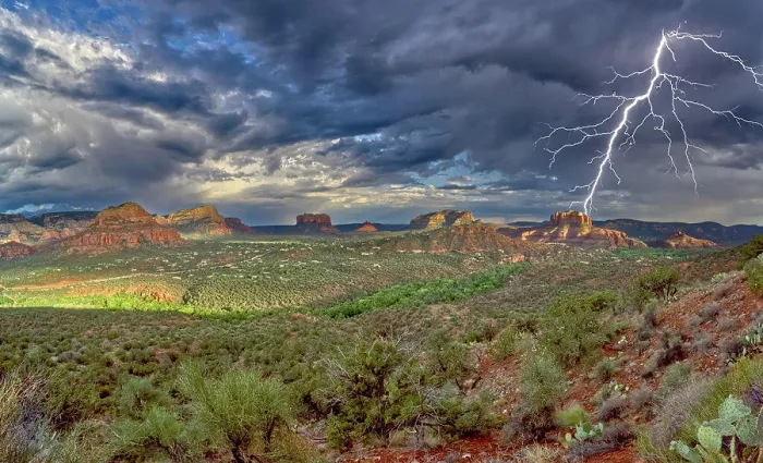 Framed Print : The Village of Oak Creek on the south side of Sedona Arizona viewed from the Airport Loop Trail during a late day storm Framed Print : The Village of Oak Creek on the south side of Sedona Arizona viewed from the Airport Loop Trail during a late day storm