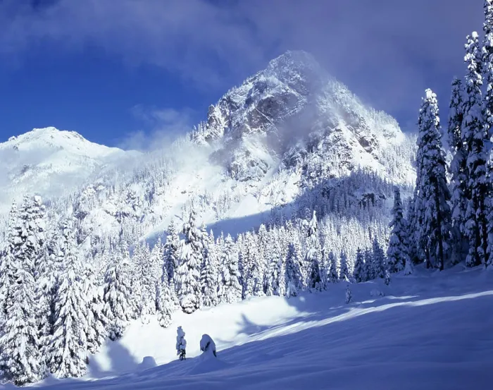 Framed Print : WA, Mt. Baker Snoqualmie NF, Guye Peak after snow storm Framed Print : WA, Mt. Baker Snoqualmie NF, Guye Peak after snow storm