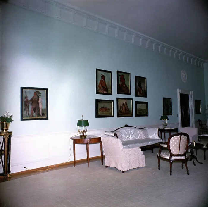 Framed Print : White House Rooms: Second-Floor Center Hall Framed Print : White House Rooms: Second-Floor Center Hall