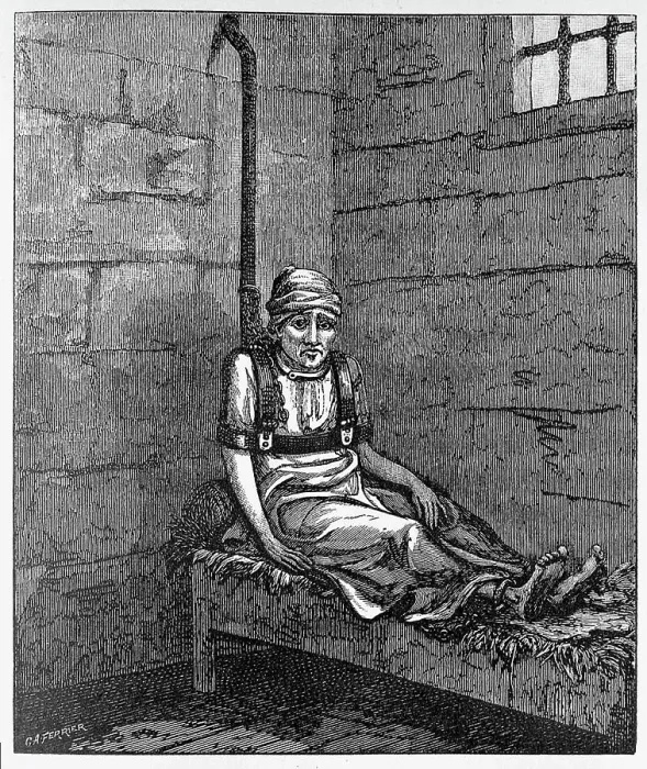 Framed Print : William Norris confined in Bethlem Hospital for 12 years