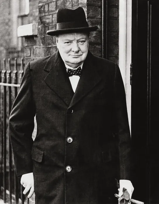 Framed Print : Winston Churchill British Prime Minister (1874-1965)