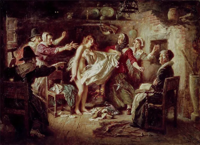 Framed Print : The Witch Hunt by Jean Leon Gerome Ferris, (1863-1930) Framed Print : The Witch Hunt by Jean Leon Gerome Ferris, (1863-1930)