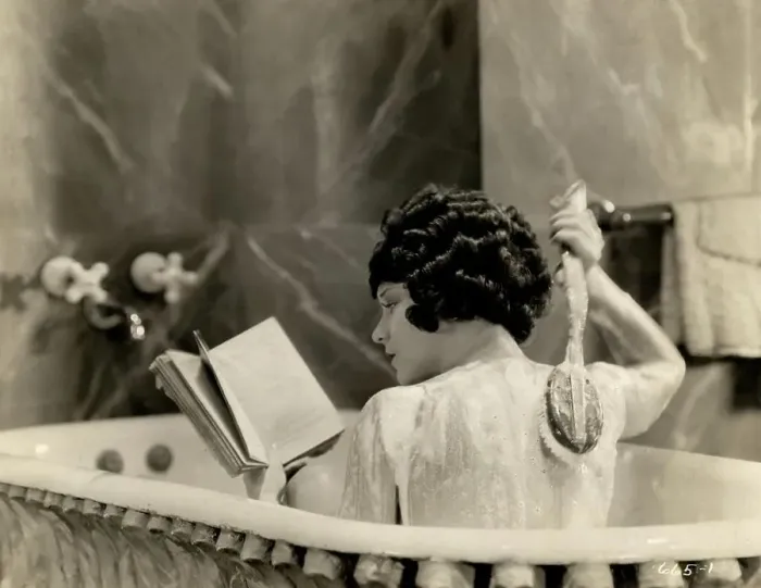 Framed Print : Woman taking bath Framed Print : Woman taking bath