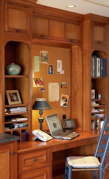 Framed Print : Work area in kitchen. Sullivan Mansion, New England, United States. Architect: n.a, 2009 Framed Print : Work area in kitchen. Sullivan Mansion, New England, United States. Architect: n.a, 2009