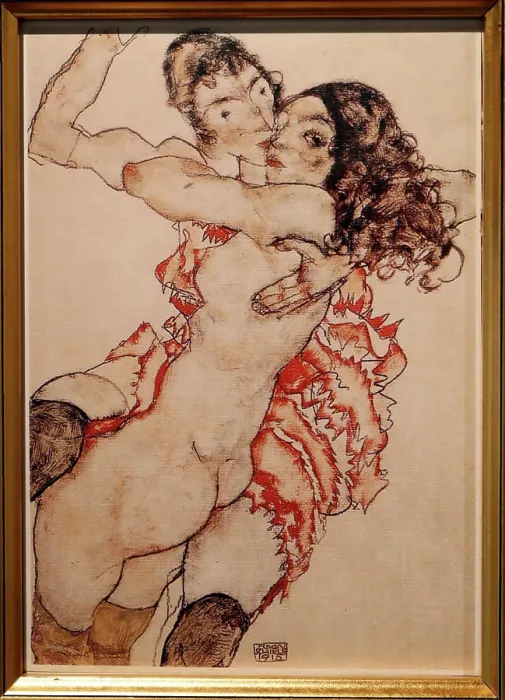 Framed Print : World Erotic Art Museum. Egon Shiel ( 1890-1918). Watercolor stamped signature. 1915. Miami, Florida, USA Framed Print : World Erotic Art Museum. Egon Shiel ( 1890-1918). Watercolor stamped signature. 1915. Miami, Florida, USA