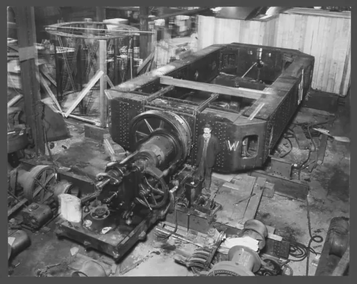 Framed Print : YOKE OF 100-INCH TELESCOPE & UPPER SECTION OF TELESCOPE TUBE AT FORE RIVER SHIPYARDS IN QUINCY, MASSACHUSETTS Framed Print : YOKE OF 100-INCH TELESCOPE & UPPER SECTION OF TELESCOPE TUBE AT FORE RIVER SHIPYARDS IN QUINCY, MASSACHUSETTS