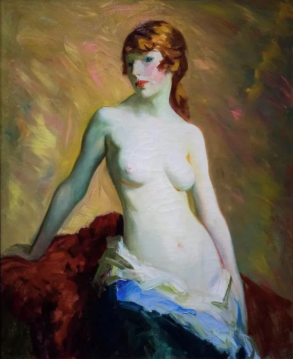 Framed Print : The Young Girl; 1915; Oil on canvas Robert Cozad Henri; American; 1865-1929 Framed Print : The Young Girl; 1915; Oil on canvas Robert Cozad Henri; American; 1865-1929