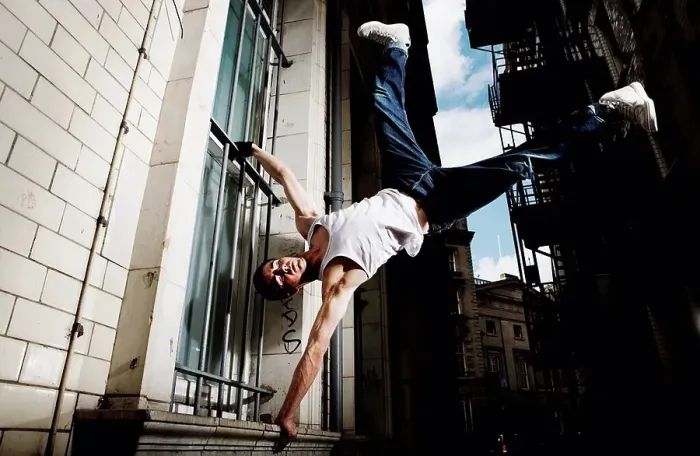Framed Print : Young man breakdancing Framed Print : Young man breakdancing