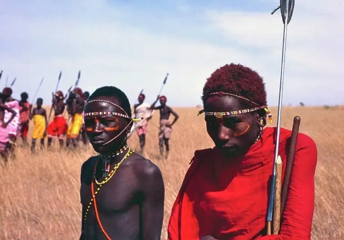 Framed Print : Young warriors (the Moran) of the Samburu tribe, Kenya, Africa. 1981 Framed Print : Young warriors (the Moran) of the Samburu tribe, Kenya, Africa. 1981