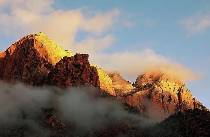 Framed Print : Zion national park