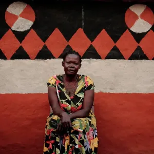 Africa, Uganda, Gulu, woman's portrait