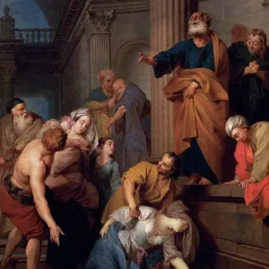 Death Of Saphira, Wife Of Ananias Mort De Saphire Death Of Saphira, Wife Of Ananias Mort De Saphire