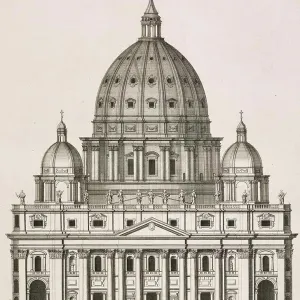 Facade of St Peter's Basilica, Vatican Facade of St Peter's Basilica, Vatican