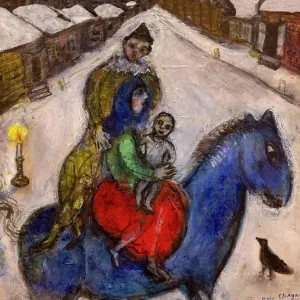 The Flight into Egypt, Marc Chagall, 1944, Indianapolis Museum of Art, Indianapolis, Indiana, USA, North America The Flight into Egypt, Marc Chagall, 1944, Indianapolis Museum of Art, Indianapolis, Indiana, USA, North America