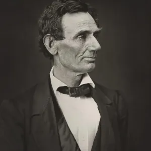 Head and Shoulders Portrait of Abraham Lincoln, Photograph by Alexander Hesler, 1860
