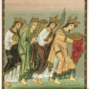 Homage of the Four Provinces of Otto III: Sclavinia Homage of the Four Provinces of Otto III: Sclavinia
