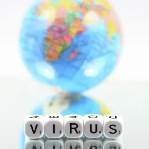 Still life on the theme of the virus Still life on the theme of the virus