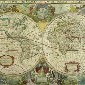 Map Of The World 1641 Hendrik Hondius (Dutch) Newberry Library, Chicago Map Of The World 1641 Hendrik Hondius (Dutch) Newberry Library, Chicago