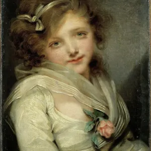 Portrait of young girl Jean-Baptiste Greuze (1725-1805) Portrait of young girl Jean-Baptiste Greuze (1725-1805)