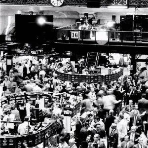 Trading floor of the New York Stock Exchange on August 16
