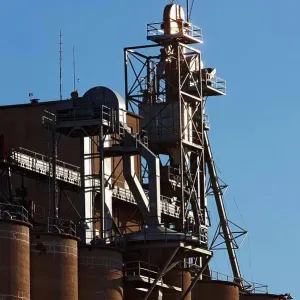 Upper Aspect of a Grain Elevator Upper Aspect of a Grain Elevator