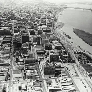 Vintage Photograph. Aerial view of Memphis Vintage Photograph. Aerial view of Memphis