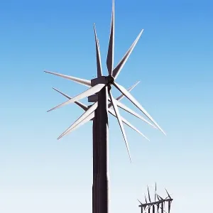 Windmills in a wind farm, Texas, USA Windmills in a wind farm, Texas, USA