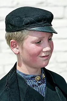 Benelux Prints: 12-year-old boy in traditional dutch peasant costume