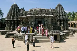 Hindu Prints: The 12th century Keshava temple, Mysore, Karnataka, India, Asia