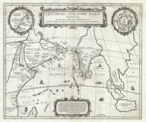 Geographicus Prints: 1658 Jansson Map of the Indian Ocean (Erythrean Sea) in Antiquity