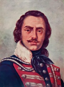 Adventure Prints: 1700S 1776 Portrait Of General Casimir Pulaski Polish Military Cavalry Commander In American Continental Army