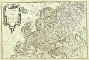 Geographicus Prints: 1762 Janvier Map of Europe