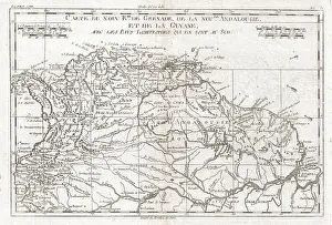 Geographicus Prints: 1780 Raynal and Bonne Map of Northern South America