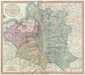 Geographicus Prints: 1799 Cary Map of Poland, Prussia and Lithuania