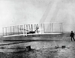 1949 Prints: 18 - Wilbur Wright's Plane. December 28, 1949. (Photo by ACME News Pictures)