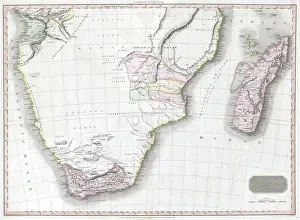Southern Prints: 1809 Pinkerton Map of Southern Africa
