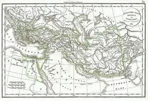 Empire Prints: 1832 Delamarche Map of the Empire of Alexander the Great