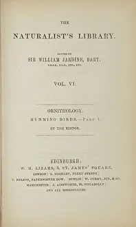 Title Prints: 1835 Antique Art Biology Bird Birds Classification