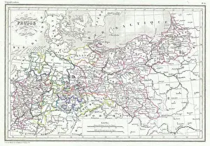 Geographicus Prints: 1843 Malte-Brun Map of Prussia, Germany